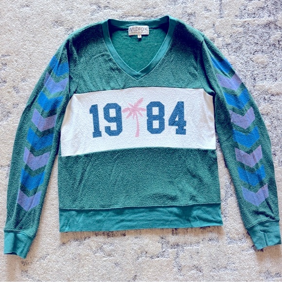 Wildfox Green 1984 Sweater - Picture 1 of 5
